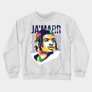 Ja'marr Chase on WPAP art 2 Crewneck Sweatshirt